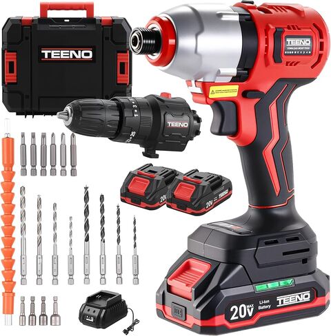 مجموعة Combo Combo 20V ، و 8 في 1 من الأدوات المتعددة اللاسلكية مع حالة ، حفر ، منشار المصل ، المنشار السلسلة ، وجع التأثير ، الأداة المتذبذبة ، Sander مع الملحقات ، بطارية 3.0AH Lionthium والشاحن in Saudi Arabia