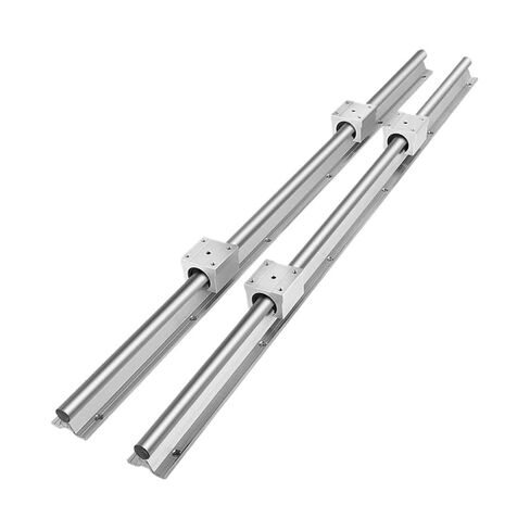 السكك الحديدية الخطية 2 قطعة SBR16-800mm دليل الشريحة الخطية 2 قطعة السكك الحديدية 4 قطعة تحمل كتلة SBR16UU معدات الآلات الآلية in Kuwait