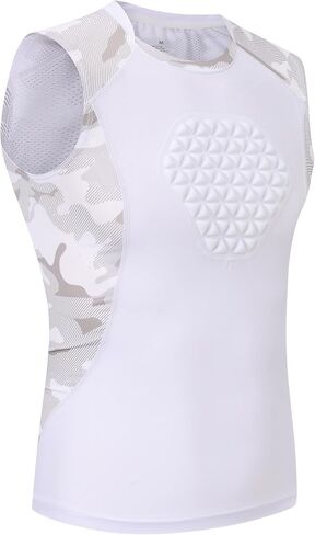 Youth Baseball Chest Protector Softball Padded Shirt Heart Guard Sternum Protection for Baseball,Football,Lacrosse in Kuwait