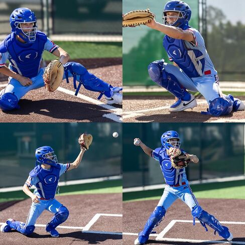 Easton | Phenom Series Catcher’s Leg Guards | NOCSAE Certified | Adult, Intermediate, Youth Sizes | Multiple Colors in Saudi Arabia