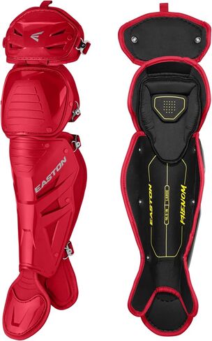 Easton | Phenom Series Catcher’s Leg Guards | NOCSAE Certified | Adult, Intermediate, Youth Sizes | Multiple Colors in Saudi Arabia