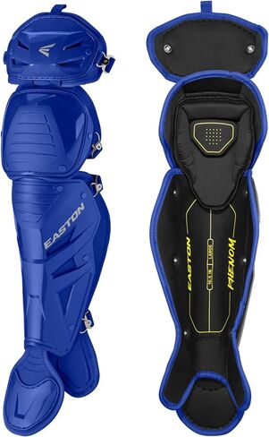Easton | Phenom Series Catcher’s Leg Guards | NOCSAE Certified | Adult, Intermediate, Youth Sizes | Multiple Colors in Saudi Arabia