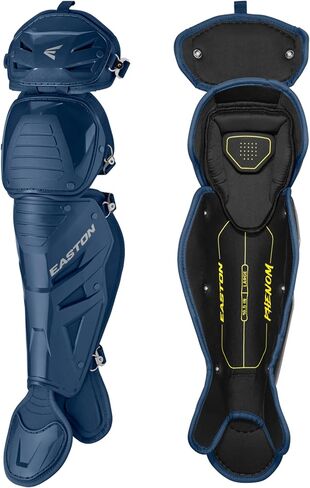 Easton | Phenom Series Catcher’s Leg Guards | NOCSAE Certified | Adult, Intermediate, Youth Sizes | Multiple Colors in Saudi Arabia