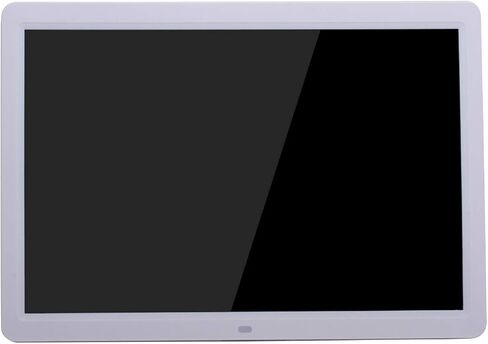 15 Inch Multi Function Electronic Album Wall Hanging Advertising Machine 1280 × 800 Resolution Black and White Photo Frame Slide Show Timing Switch Music Video ( in Saudi Arabia