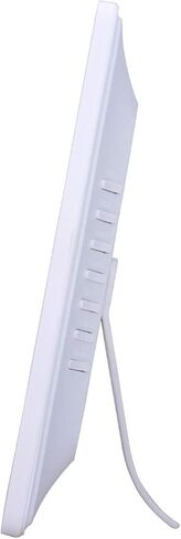 15 Inch Multi Function Electronic Album Wall Hanging Advertising Machine 1280 x 800 Resolution Photo Frame Slide Show Timing Switch Music Video Playback (White 1 in Saudi Arabia