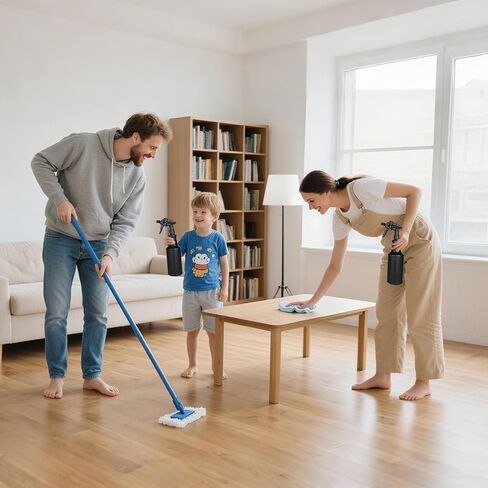 3-Pack Black Spray Bottles 34oz Opaque Heavy Duty Sprayer with Adjustable Nozzle, Leak-resistant Dark Spray Bottle for Cleaning, Garden, Plants, Hair, Pets in Kuwait