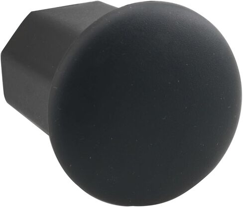 غطاء نهاية بلاستيكي مضلع من CHENJIN لاكروس واقي نهاية عصا لاكروس 1.7 × 1.7 × 1.18 بوصة غطاء خلفي لاصق لاكروس واقي أسود in Kuwait