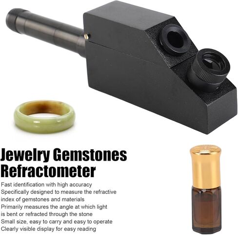 جهاز اختبار الأحجار الكريمة، جهاز اختبار الأحجار الكريمة لجميع الأحجار، مقياس انكسار الأحجار الكريمة، مجموعة أدوات سريعة لتحديد الهوية بدقة عالية in Kuwait