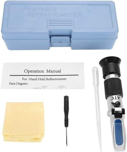 Salinity Refractometer for Seawater and Marine Fishkeeping Aquarium 0-100 PPT with Automatic Temperature Compensation in Saudi Arabia
