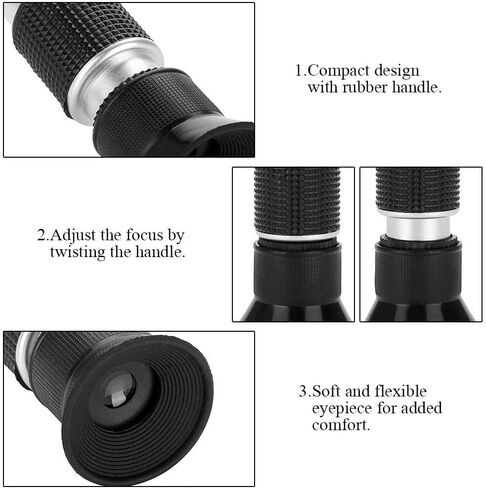 Salinity Refractometer for Seawater and Marine Fishkeeping Aquarium 0-100 PPT with Automatic Temperature Compensation in Saudi Arabia