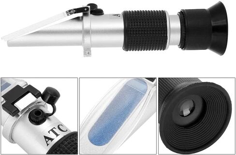 Salinity Refractometer for Seawater and Marine Fishkeeping Aquarium 0-100 PPT with Automatic Temperature Compensation in Saudi Arabia