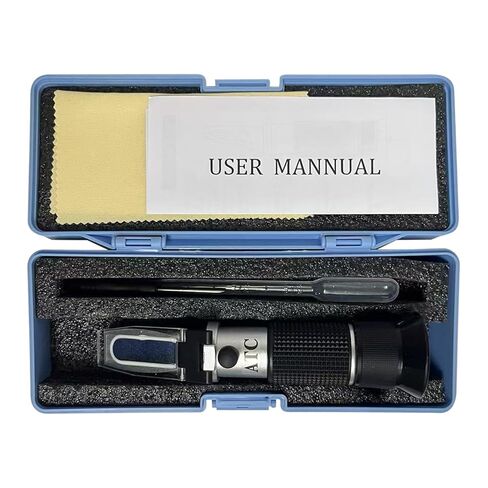 0–90% Brix Refractometer with ATC, High-Accuracy Ultra-Wide Range Sugar Tester, Pre-Calibrated & Ready to Use, Universal Optical Meter for Honey, Syrup, Molasses, Juice and Beverages in Saudi Arabia