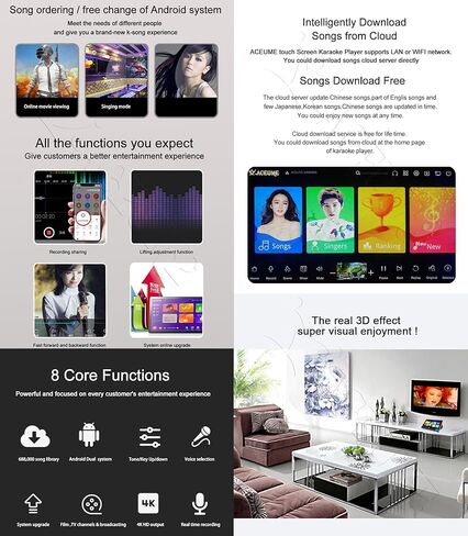 4TB HDD 80K Chinese+ English +Vienamese DVD Songs 19'' Touch Screen Karaoke Player,Songs Machine, Jukebox,Select Songs via Touch Screen Monitor and Mobile Device in Saudi Arabia