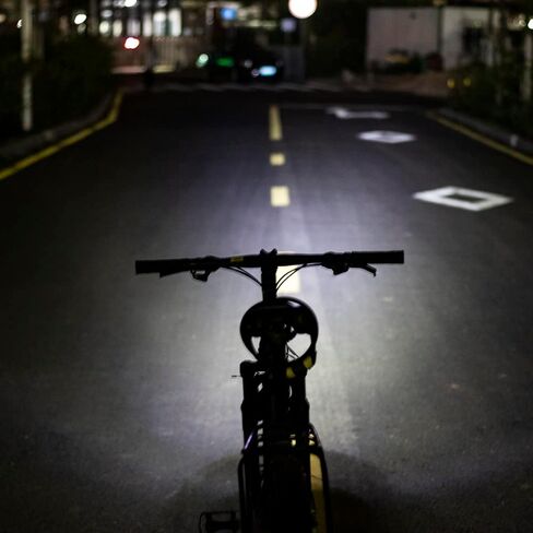 مجموعة إضاءة EBike مع إشارات الانعطاف، المصباح الأمامي 400 لومن، الضوء الخلفي يناسب فتحات الرف 80 مم، مفتاح التحكم في المقود، للدراجة الإلكترونية والسكوتر الكهربائي 12 فولت - 48 فولت in Kuwait