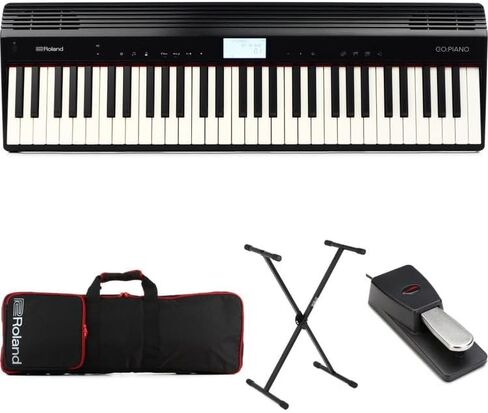 Roland GO:PIANO 61-key Portable Piano Stage Bundle in Saudi Arabia