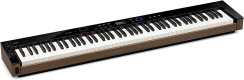 Casio Privia PX-S6000 Digital Piano - Black Bundle with Adjustable Stand, Bench, Headphones, Piano Book, Online Piano Lessons, Instructional DVD, and Austin Bazaar Polishing Cloth in Saudi Arabia