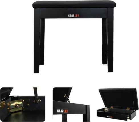 Casio Privia PX-S6000 Digital Piano - Black Bundle with Adjustable Stand, Bench, Headphones, Piano Book, Online Piano Lessons, Instructional DVD, and Austin Bazaar Polishing Cloth in Saudi Arabia