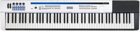 مجموعة البيانو الرقمية Casio Privia Pro PX-5S المكونة من 88 مفتاحًا مع حامل ومقعد وغطاء ودواسة مستدامة وسماعات رأس وكتاب بيانو ودروس عبر الإنترنت وقماش تلميع in Saudi Arabia