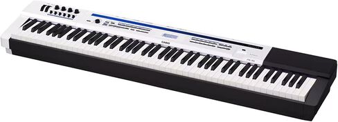 مجموعة البيانو الرقمية Casio Privia Pro PX-5S المكونة من 88 مفتاحًا مع حامل ومقعد وغطاء ودواسة مستدامة وسماعات رأس وكتاب بيانو ودروس عبر الإنترنت وقماش تلميع in Saudi Arabia