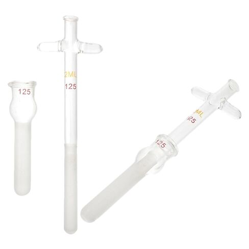 2pcs 2ml Glass Tissue Homogenizer Set, High Temperature Resistant Glass Cell Tissue Grinder for Laboratory Use, Science Experiment Glassware Accessory in Saudi Arabia