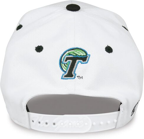 NCAA Tulane Green Wave Unisex, Bar Design Hat, White, Adjustable in Saudi Arabia