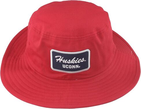 Connecticut Huskies NCAA Officially Licensed Bucket Hat Patch Team Color Brick in Saudi Arabia