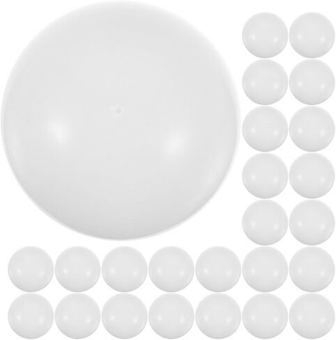 25PCS Openable Raffle Balls 1.57 Inch Reusable PVC Bingo Balls for Games, Parties, and Events, for Festive Decorations White in Saudi Arabia
