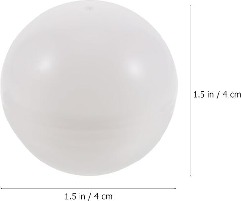 25PCS Openable Raffle Balls 1.57 Inch Reusable PVC Bingo Balls for Games, Parties, and Events, for Festive Decorations White in Saudi Arabia