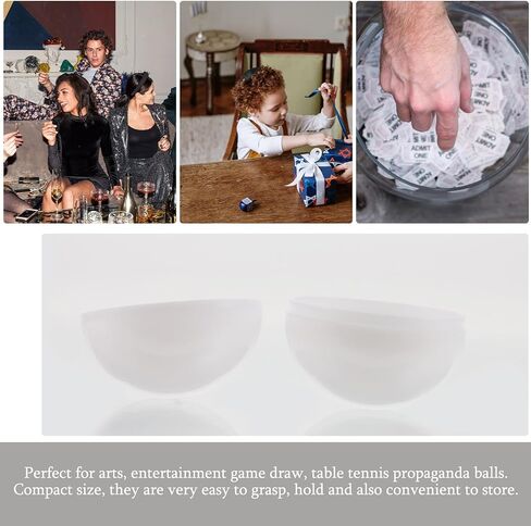 25PCS Openable Raffle Balls 1.57 Inch Reusable PVC Bingo Balls for Games, Parties, and Events, for Festive Decorations White in Saudi Arabia