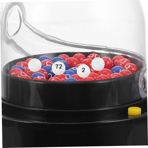 ibasenice 75pcs Plastic Lottery Balls for Party Games Numbered Raffle Balls and Portable for Bingo and Entertainment Activities in Saudi Arabia