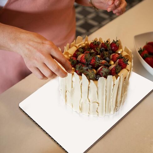 18 Pcs 13.75 x 9.75 Cake Board Rectangle, White Cake Boards Sturdy Cake Cardboard for Rectangle Cream Cake, Cupcakes, Pizza, Dessert, Wedding & Birthday Party in Kuwait