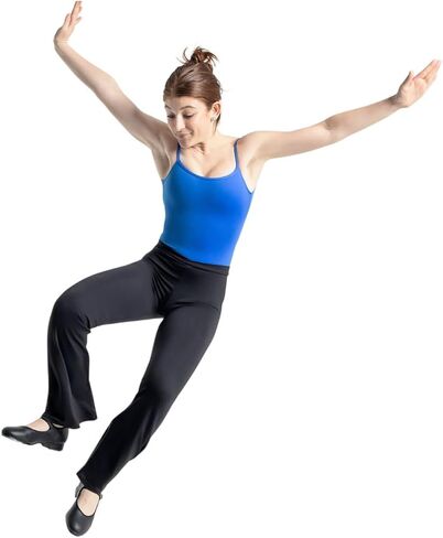 Capezio Studio Collection Cross Front Pant - SE1052W (Black, XS) in Saudi Arabia