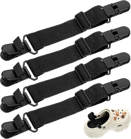 4 Pcs Adjustable Boot Straps for Cowboy Boots Stirrup Pants Clips Pant Leg Clips for Women Men Motorcycle Biker Outdoor Use in Saudi Arabia