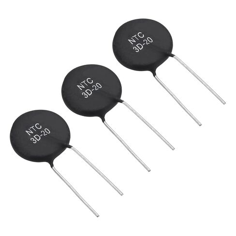 PATIKIL NTC Thermistors Resistors, 6Pcs 5 Ohm NTC5D-20 High Sensitivity Inrush Current Limiter Negative Temperature Coefficient Thermistor Temperature Sensor for Measuring Temperature in Saudi Arabia