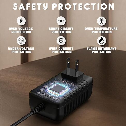 محول طاقة 9.5 فولت تيار متردد/تيار مستمر للوحة مفاتيح البيانو كاسيو SA-51 SA-76 SA-46 CT-S1 CT-S300 WK-225 CTK-2500 CTK-2400 CTK-2090 شاحن لوحة مفاتيح البيانو، بديل لسلك الطاقة Casio ADE95100LU in Kuwait