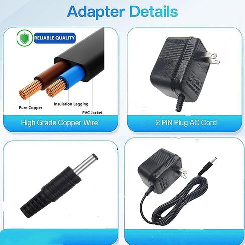 12V 700mA AC/DC Power Supply Adapter for Yamaha, 12VDC Power Cord Compatible with Yamaha PA-3C PA-3B PA-3BU and Digital Keyboard Piano Charger in Kuwait