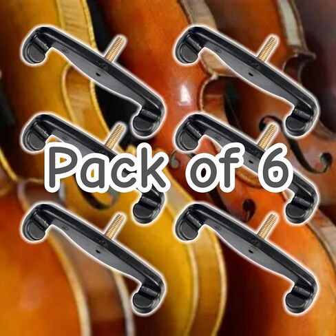 6 PCS Violin Shoulder Rest Long Feet Plastic Viola Extra Long Fork Replacement for 4/4 3/4 Violin Viola Accessories in Kuwait