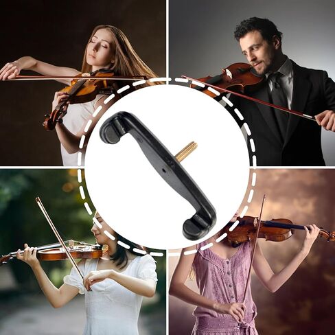 6 PCS Violin Shoulder Rest Long Feet Plastic Viola Extra Long Fork Replacement for 4/4 3/4 Violin Viola Accessories in Kuwait