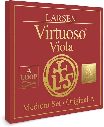 Larsen Virtuoso Viola Strings – Professional Soloist Set with A Loop End for Projection & Depth in Kuwait