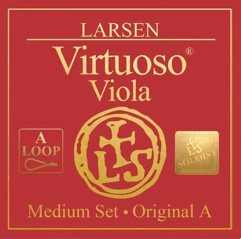 Larsen Virtuoso Viola Strings – Professional Soloist Set with A Loop End for Projection & Depth in Kuwait