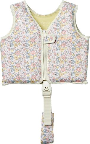 SUNNYLiFE Swim Vest, 1-2 Years, Into The Garden Ditsy Floral, EPE/Natural Rubber/Polyester, 13.39x12.6x1.77 Inches, 1.27 lbs in Saudi Arabia