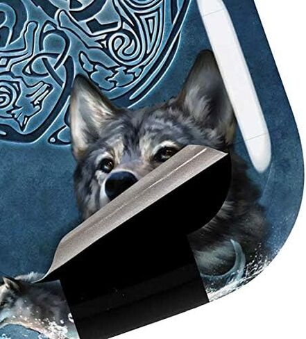 Skinit Decal Audio Skin Compatible with Samsung Galaxy Buds Pro - Tate and Co. Celtic Wolf Design in Saudi Arabia