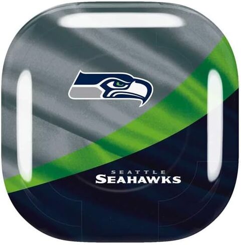 Skinit Decal Audio Skin Compatible with Samsung Galaxy Buds Pro - Officially Licensed NFL Seattle Seahawks Design in Saudi Arabia
