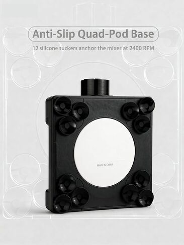 Paint Vortex Mixer, Mini Vortex Mixer Shaker& Model Paint Shaker for Hobbyists, 2400 RPM 3-Speed, 0.34-3.38 oz Adjustable Clamp, Hands-Free Vortex Shaker for Nail Polish, Acrylic Paints & Lab Liquids in Kuwait