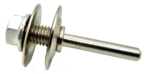 W-23M6 3/8 مغزل تثبيت أربور، مغزل عجلة محول أربور الحفر، للتلميع والتلميع والطحن والعجلات الموحدة، يناسب فتحة 3/8 بوصة - عرض يصل إلى 0.38 بوصة، ويتميز بساق 6 مم 0.23 بوصة (عبوة واحدة) in Saudi Arabia