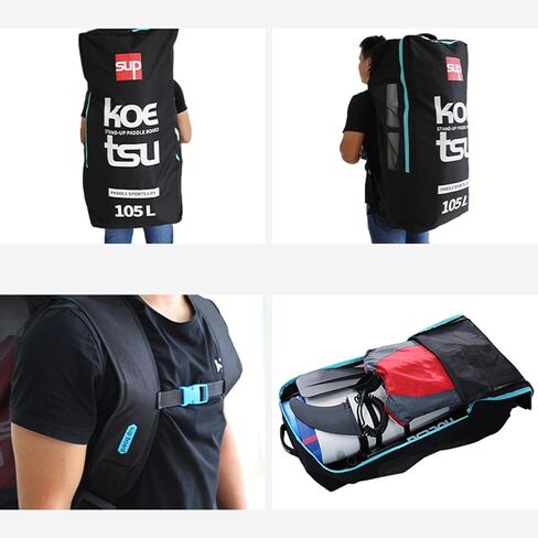 Paddle Board Backpack Stand Up Paddleboard Bag Inflatable Paddle Board Carrier Waterproof Oxford Cloth Storage Shoulder Bag Suitable for in Kuwait