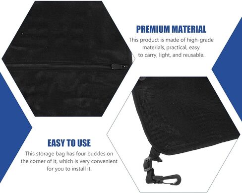 Surfboard Mesh Deck Bag Paddle Net Bag for Kayak Paddleboard Storage Black Mesh Organizer for Water Sports in Saudi Arabia