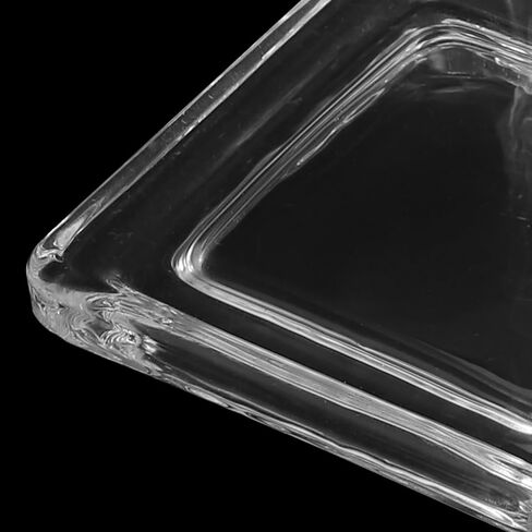 GARVALON Glass Staining Container for Microscope Slides, 9-slide High Transparency Glass Staining Jar with Rack, Laboratory and Medical Use Microscope Slide Storage Tank in Kuwait