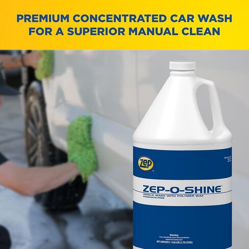 Zep-O-Shine Car Wash Concentrate - 1 Gallon (Case of 4) 38224 in Saudi Arabia