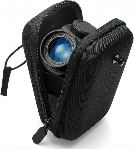 Xindojuz 1 Pack Golf Range Finder Case، هارد جولف Rangefinder هارد شل حافظة عالمية Range Finder حقيبة حمل لمعظم Rangefinders، صدمات مضادة للخدش Rangefinder الحقيبة (أسود) in Kuwait